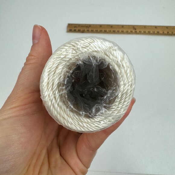 1 Sealed White Nylon Seine Twine String Lehigh 225 Feet #18 Allentown PA - Picture 10 of 12